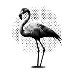 Obraz premium illustration of a flamingo