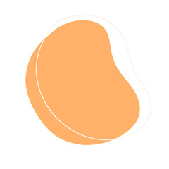 Peach Glow
Bright peach tone radiating warmth and playfulness, shaped like a flowing drop.