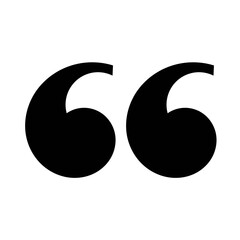 Inverted double quote mark symbol