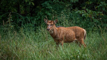 Forest habitat of hog deer