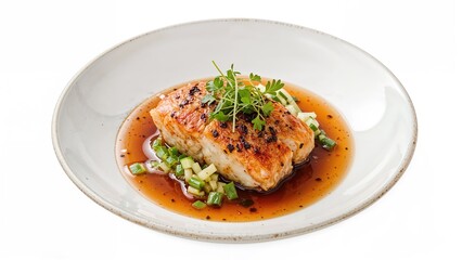 Classic Japanese food item displayed against a white background