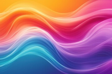 Fototapeta premium Abstract gradient background. Abstract blurred gradient background colours with dynamic effect. Soft motion blur. Colorful fluid shapes. Vivid gradient texture. Smooth abstract waves. Copy space.