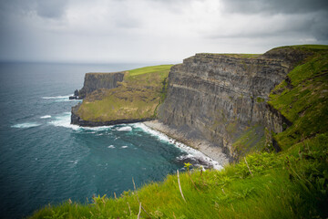 Irish cliffs at the seaside