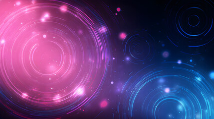 pink and blue Abstract technology background circles digital hi-tech technology design background. concept innovation. vector illustration