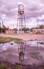small town water tower