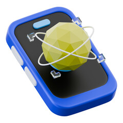 AR Smartphone Visualization Screen