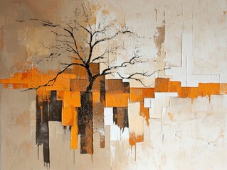 Art Whispering Harmony of Asian Art Richearthy tones blended with vibrant accents and symbolic contrasts 