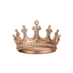 royal crown on black background