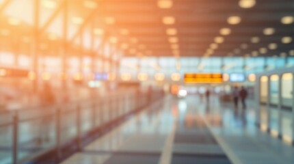 abstract blur shot in airport for background