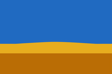 Horizon View Dry Wasteland Blue Gold