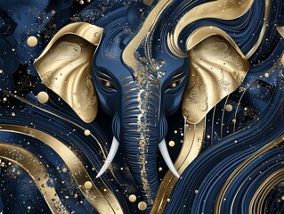 Mystic Aura of Hinduism - Rich, earthy tones blended with vibrant accents and symbolic contrasts.