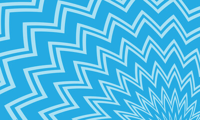  abstract light blue colour zig zag arc line corner pattern with blue colour background.