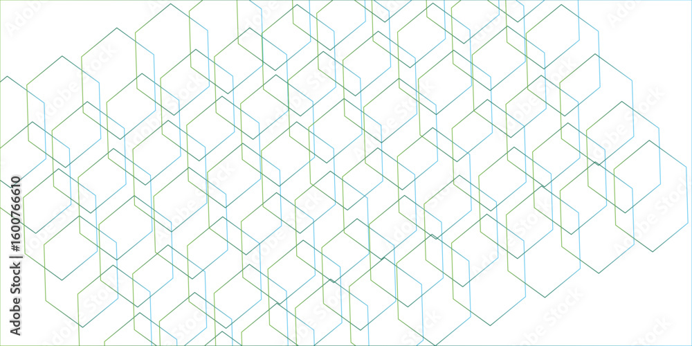 Poster abstract hexagonal futuristic geometric backdrop white background and embossed hexagon , honeycomb g