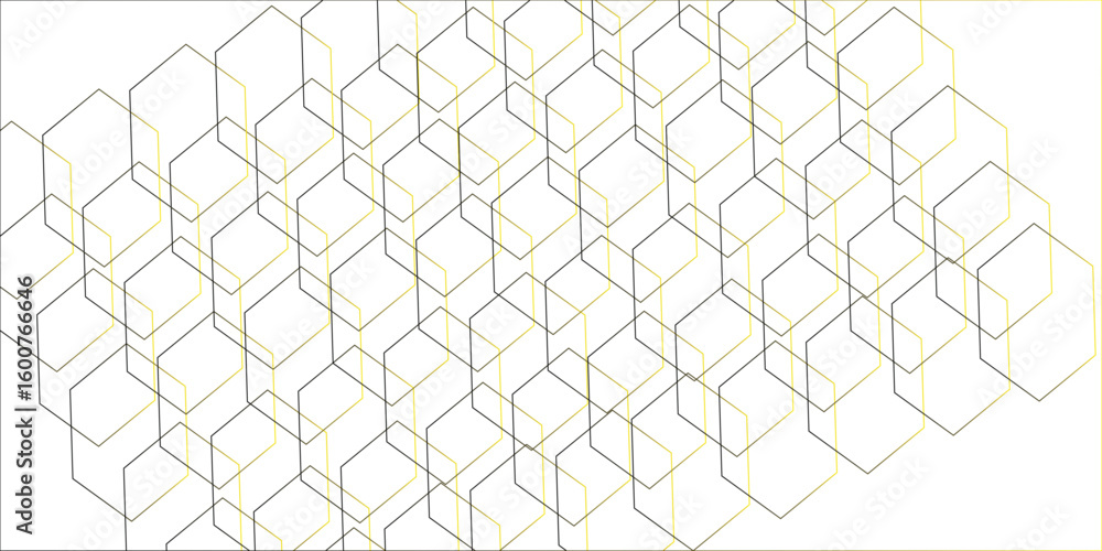 Poster abstract hexagonal futuristic geometric backdrop white background and embossed hexagon , honeycomb g