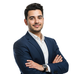 Professional man isolated on transparent background