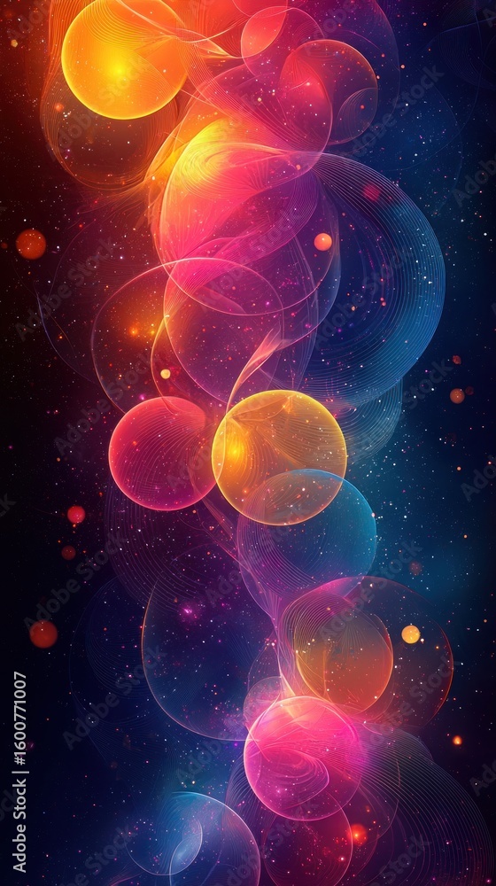 Poster Abstract Neon Color Gradient Blurred Background with Dynamic Effect. Abstract Modern Dynamic Colors Gradient Background. Grainy Texture Background Style with Copy space.