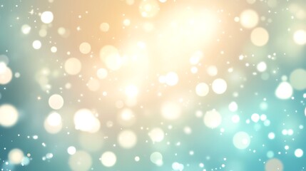 Obraz premium Abstract glitter background with bokeh effect for festive celebration and magical atmosphere