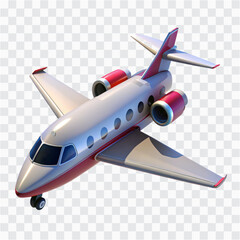 3D Private Jet PNG | Luxury Travel, Aviation, Business Jet Icon