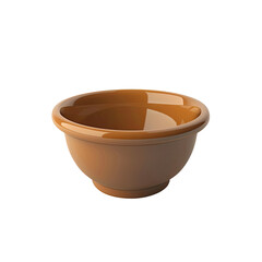 Small, terracotta-colored bowl