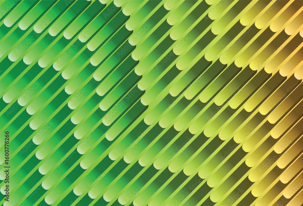 Poster modern lines pattern gradient poster background vector. cover template with vibrant perspective geom