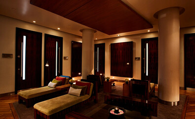 luxury hotel room with fireplace
