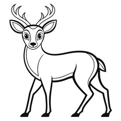 Fototapeta premium Minimalist vector illustration of a graceful dancer isolated on white background