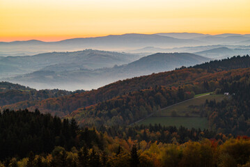 Wschód w beskidach © Albert