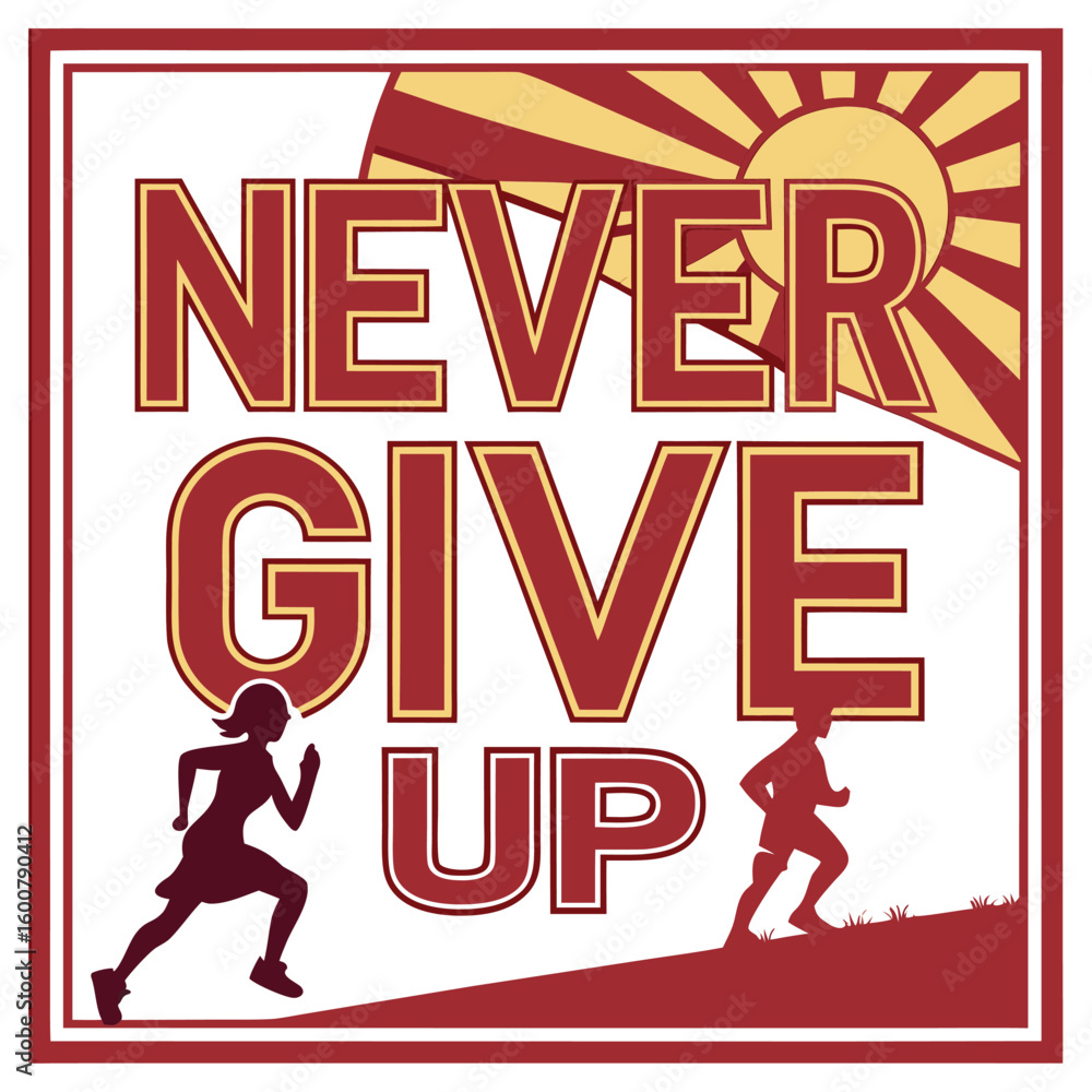 Poster bold vector style motivational t shirt design with german text elements featuring a dynamic layout a