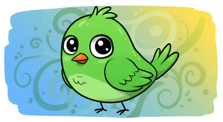 green apple cartoon