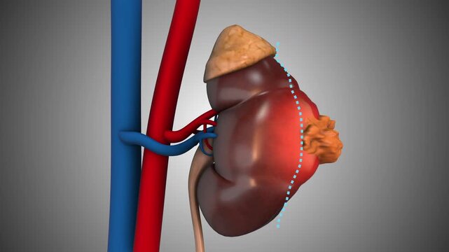 Medical Concept of Nephrectomy Surgery