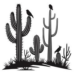 vector illustration of a cactus