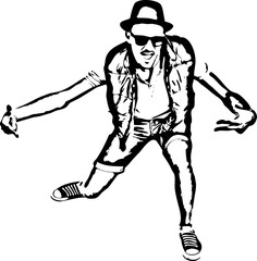 Break dancer