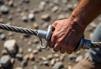 Rugged Hand Gripping Steel Cable: Heavy Duty Industrial Strength