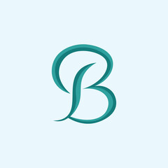 Obraz premium Letter B Logo Design.