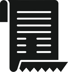 Highly Detailed Black Silhouette Icon of a Digit for Digital Design