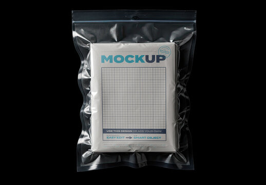Vacuum Sealed Packing Page Mockup