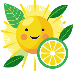 lemon emoji icon