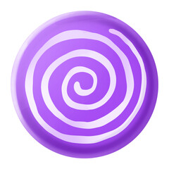 Purple swirl candy halloween