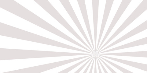 Radiant Sunburst Illustration with Fiery Solar Rays, Snow Sunburst for the background. Seamless retro white and gray vintage burst sunrise sunbeam element spiral striped illustration 