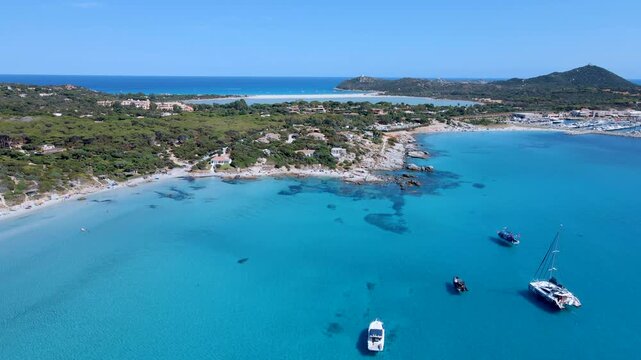 Aerial View Sardinia Campolongu Beach