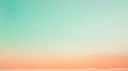 Obraz premium Serene pastel sky background with gradient colors for peaceful and calming atmosphere