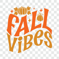 fall vibes svg design