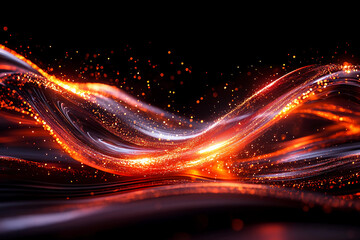 Radiant beams creating dynamic concentric wave patterns glowing with vibrant energy and mesmerizing depth in a stunning visual display