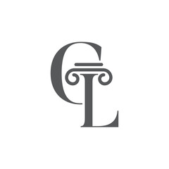 CL initial for law firm logo.