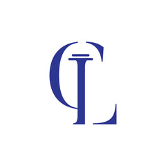 CL initial for law firm logo.