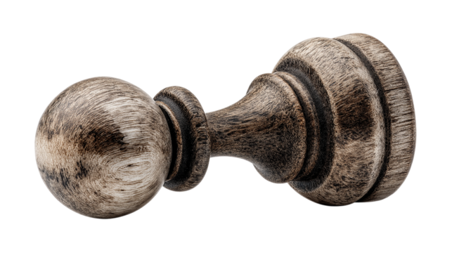 Dark Wooden Chess Pawn Piece Game Object