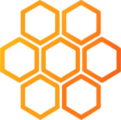 abstract background with hexagons