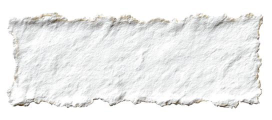 Ripped white paper