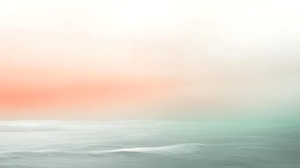 Obraz premium Serene ocean view with pastel sky for backgrounds, wallpapers and digital artistry use