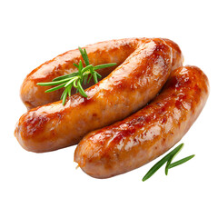 Grilled sausages with rosemary delicious food